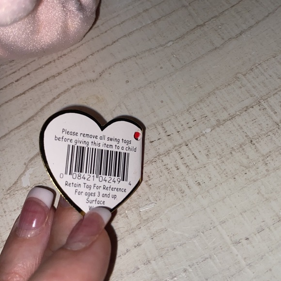 Ty Beanie Babies Swirly The Snail.. heart tag separated. Hologram tush t… - Picture 9 of 10